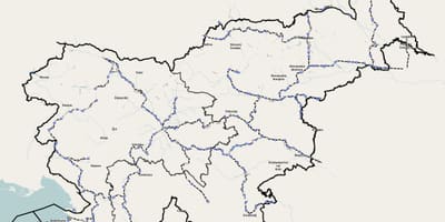 स्लोवेनिया ट्रेन का नक्शा