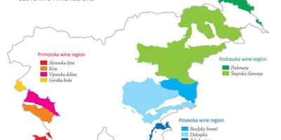 नक्शा स्लोवेनिया की शराब