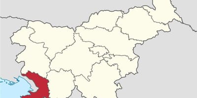 नक्शे के karst स्लोवेनिया