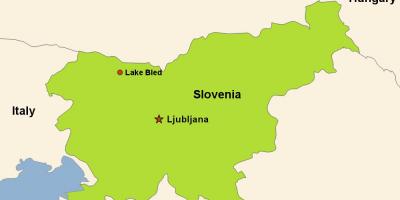 नक्शे के ज़ुबज़ाना स्लोवेनिया