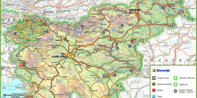 मानचित्र की सड़क स्लोवेनिया